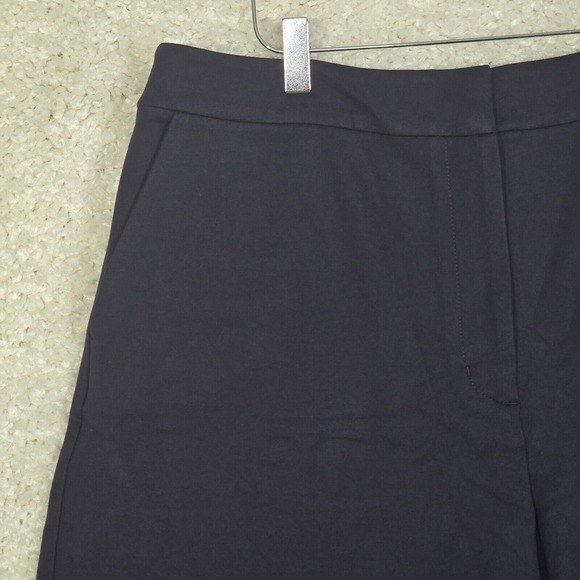 Boden Womens Culottes 14R Navy Blue Wide Leg Stretch Crop Pants Minimalist NWT - Picture 2 of 13